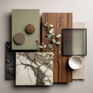 😍 moodboard de febrero | El lujo silencioso. 🌳
Verde, nogal y Mármol
Esta paleta está en auge por varias razones:
🔹 Bienestar
El interés por integrar elementos naturales en el interior está en aumento. Los tonos verdes y materiales naturales como la madera y la piedra contribuyen al bienestar emocional.
🔹 Lujo discreto
El uso de mármol y nogal no es ostentoso, pero sí transmite calidad y atención al detalle.
🔹 Colores de temporada
Los verdes (especialmente los más terrosos o apagados) han sido adoptados por diseñadores como una alternativa más rica y sofisticada frente a los neutros tradicionales (beige, gris).
🖼️ 4. Cómo aplicarlo en tu espacio
Paredes
- Verde salvia, verde oliva o verde grisáceo como fondo.
- Alternativa más suave: un verde claro con matices cálidos.
Mobiliario y carpintería
-Nogal en mobiliario principal (armarios, mesas, cabezales).
- Evita tonos demasiado oscuros cercanos al wengué; el nogal medio trae más equilibrio con los verdes.
- Superficies duras
- Mármol en encimeras, repisas o paneles decorativos.
- Mármol blanco con vetas suaves o incluso beige/crema si buscas calidez.
- Textiles y acentos para mi casa
📷@pinterest
#diseñodeinteriores #casasmodernas #inspiración #sayhellotumurs