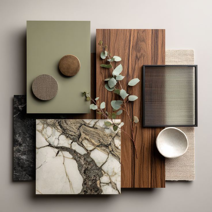 😍 moodboard de febrero | El lujo silencioso. 🌳
Verde, nogal y Mármol
Esta paleta está en auge por varias razones:
🔹 Bienestar
El interés por integrar elementos naturales en el interior está en aumento. Los tonos verdes y materiales naturales como la madera y la piedra contribuyen al bienestar emocional.
🔹 Lujo discreto
El uso de mármol y nogal no es ostentoso, pero sí transmite calidad y atención al detalle.
🔹 Colores de temporada
Los verdes (especialmente los más terrosos o apagados) han sido adoptados por diseñadores como una alternativa más rica y sofisticada frente a los neutros tradicionales (beige, gris).
🖼️ 4. Cómo aplicarlo en tu espacio
Paredes
- Verde salvia, verde oliva o verde grisáceo como fondo.
- Alternativa más suave: un verde claro con matices cálidos.
Mobiliario y carpintería
-Nogal en mobiliario principal (armarios, mesas, cabezales).
- Evita tonos demasiado oscuros cercanos al wengué; el nogal medio trae más equilibrio con los verdes.
- Superficies duras
- Mármol en encimeras, repisas o paneles decorativos.
- Mármol blanco con vetas suaves o incluso beige/crema si buscas calidez.
- Textiles y acentos para mi casa
📷@pinterest
#diseñodeinteriores #casasmodernas #inspiración #sayhellotumurs